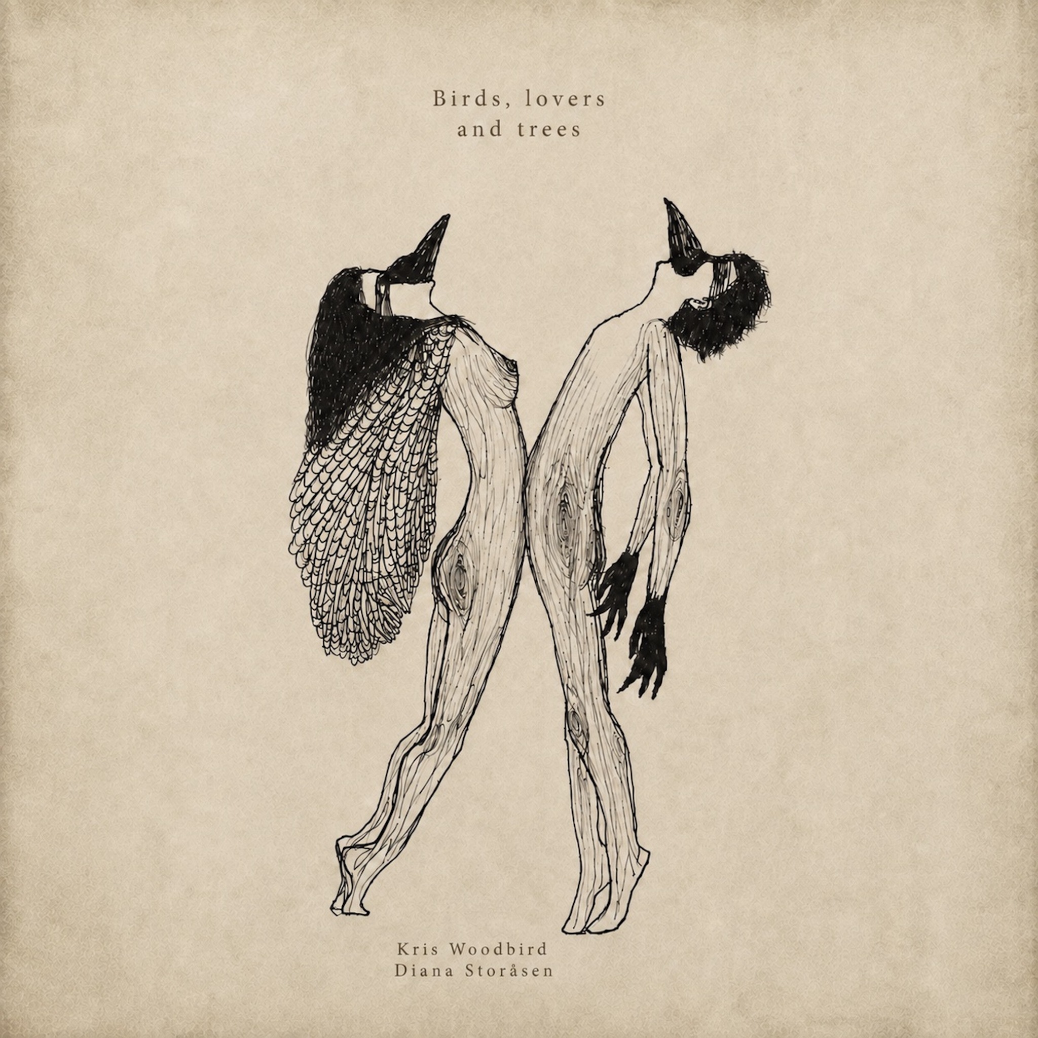 Bird-like figures from Birds, Lovers and Trees